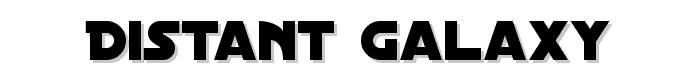 Distant Galaxy font